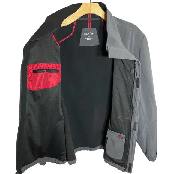 CALVIN KLEIN Herren Softshell Jacket, Water-resistant Breathable and Windbreaker - Picture 4 of 10
